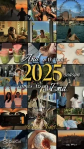 2025 year in review recap reels capcut template